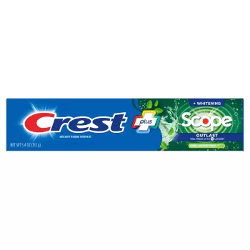 Crest + Scope Long Lasting Mint Toothpaste