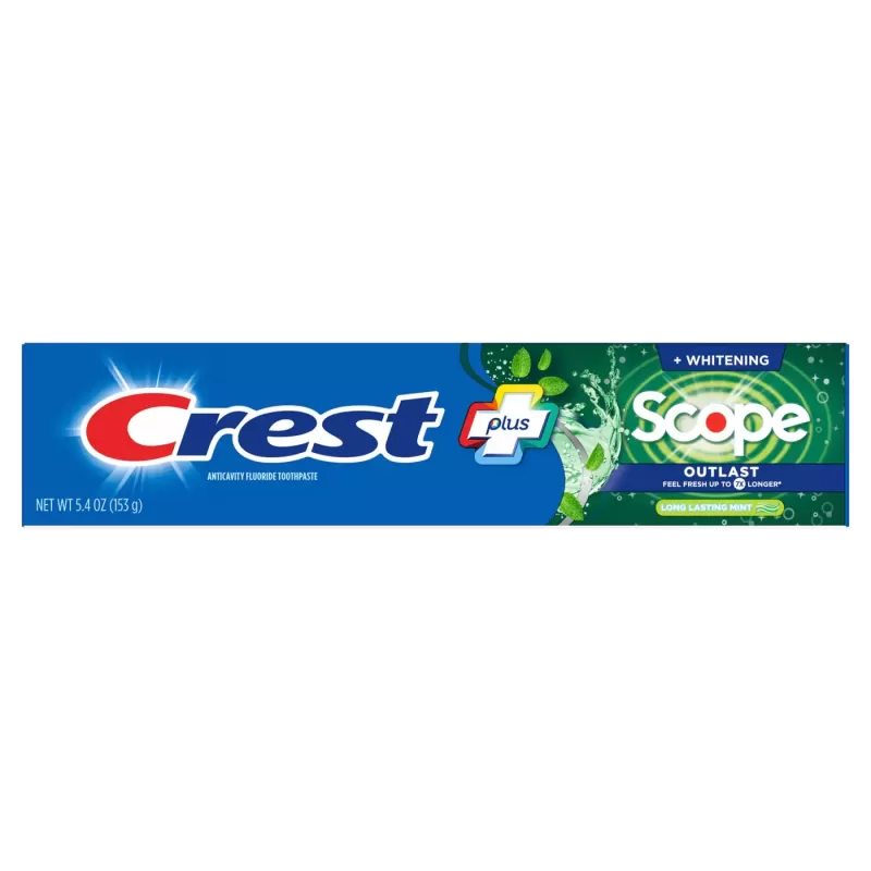 Crest + Scope Long Lasting Mint Toothpaste