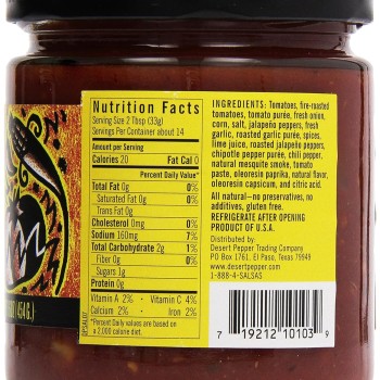 Desert Pepper Roasted Tomato Chipotle Corn Salsa – Medium