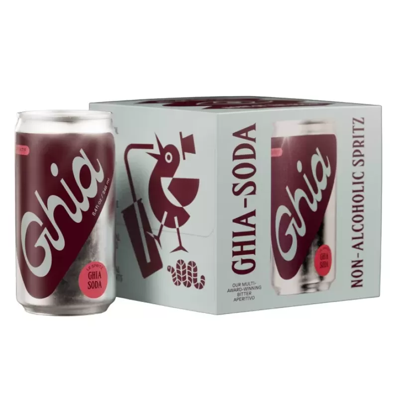 Ghia Non-Alcoholic Le Spritz Ghia Soda – 4 Pack
