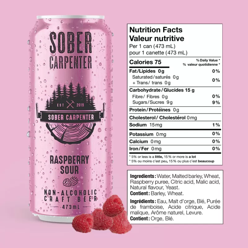 Sober Carpenter Raspberry Sour (4 Cans)