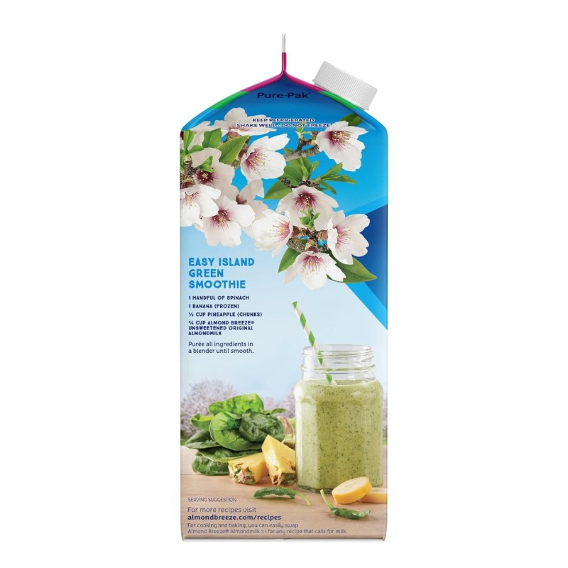 Almond Breeze Original Unsweetened 64 Fl Oz Almond Breeze Original Unsweetened 64 Fl Oz