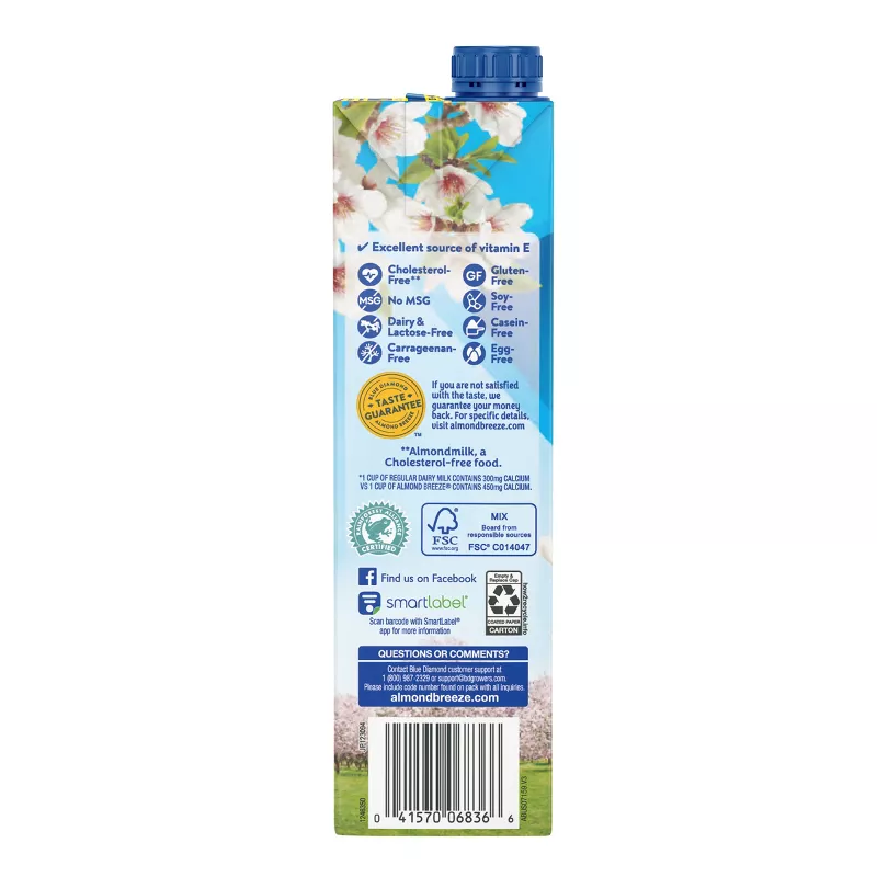 Almond Breeze Shelf Stable non-Dairy Almond Milk Almond Breeze Shelf Stable non-Dairy Almond Milk