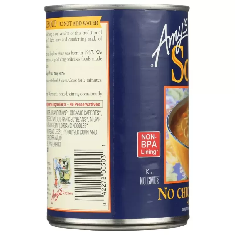 Amy's Soup No Chicken Noodle Amy's Soup No Chicken Noodle