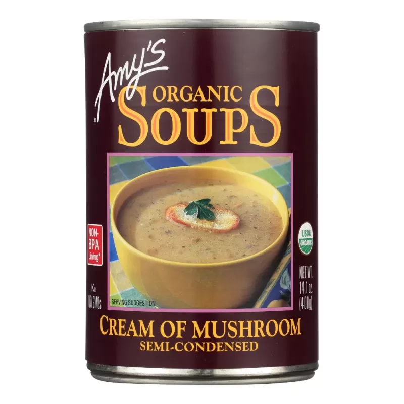 Amy's Organic Cream of Mushroom Soup Amy's Organic Cream of Mushroom Soup