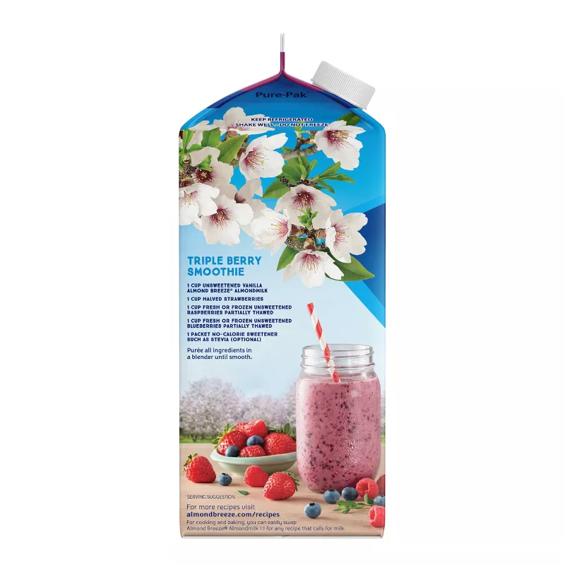 Almond Breeze Non-Dairy Almond Milk Unsweetened Vanilla Almond Breeze Non-Dairy Almond Milk Unsweetened Vanilla