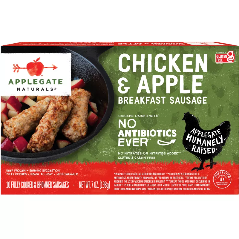 Applegate Chicken & Apple Breakfast Sausage Applegate Chicken & Apple Breakfast Sausage