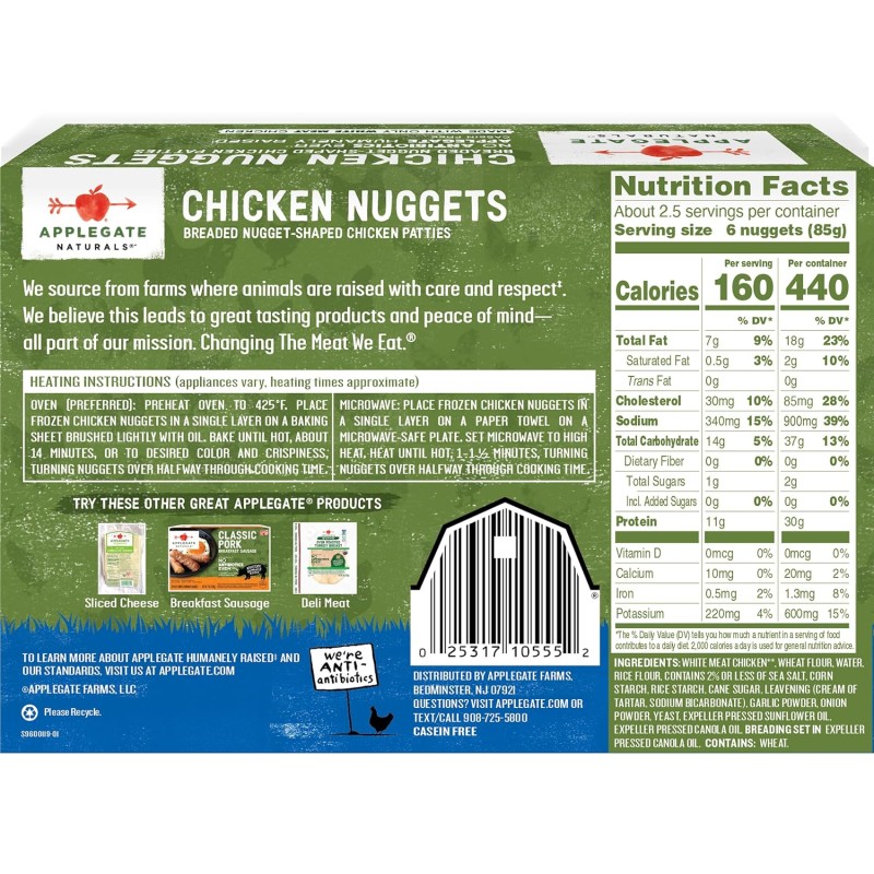 Applegate Naturals Chicken Nuggets Applegate Naturals Chicken Nuggets