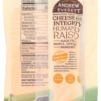 Andrew & Everett Thin Sliced Mild Cheddar Cheese Andrew & Everett Thin Sliced Mild Cheddar Cheese