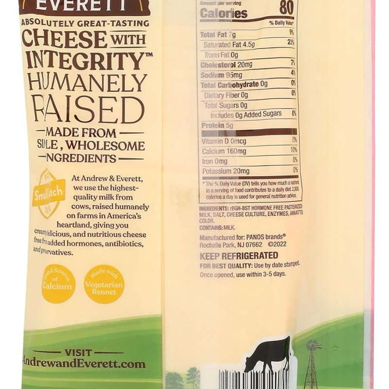Andrew & Everett Muenster Cheese Andrew & Everett Muenster Cheese