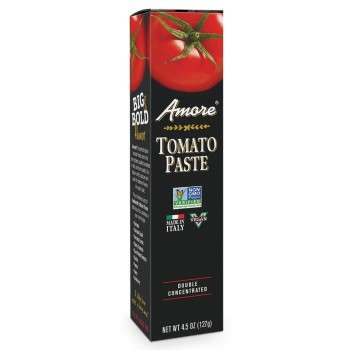 Amore Tomato Paste 4.5 Oz Tube Amore Tomato Paste 4.5 Oz Tube