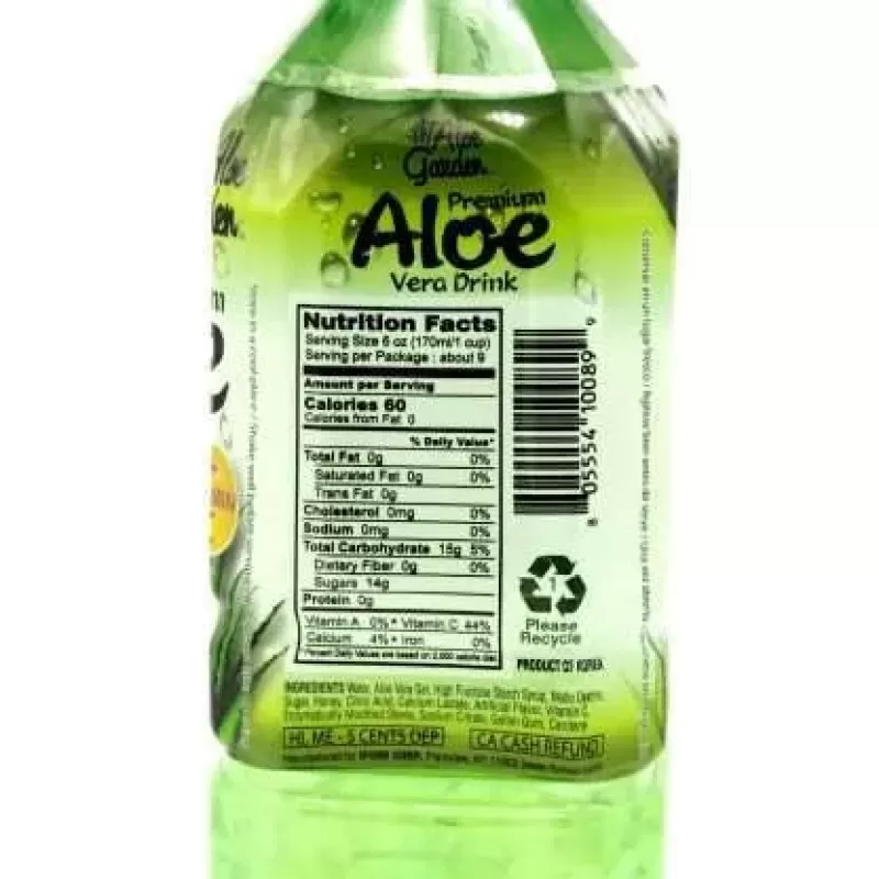Aloe Garden Aloe Vera Drink Original 50.7 Oz Aloe Garden Aloe Vera Drink Original 50.7 Oz
