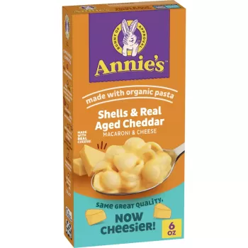 Annies Shells & Aged Cheddar