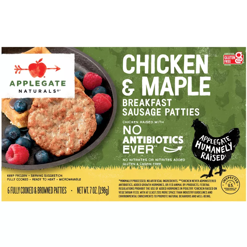 Applegate Chicken & Maple Sausage Patties Applegate Chicken & Maple Sausage Patties
