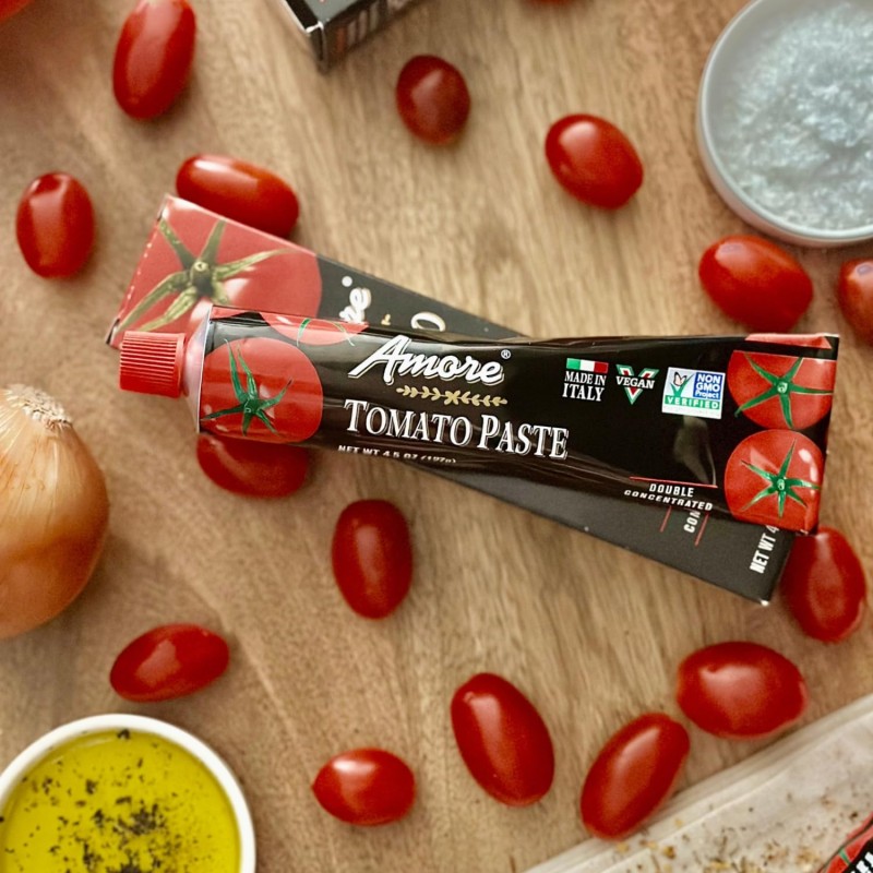 Amore Tomato Paste 4.5 Oz Tube Amore Tomato Paste 4.5 Oz Tube
