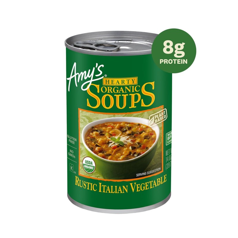 Amy's Organic Hearty Soup Rustic Italian Vegetable Amy's Organic Hearty Soup Rustic Italian Vegetable