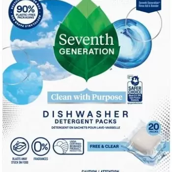 Seventh Generation Dish Pacs Free And Clear 20 PKS