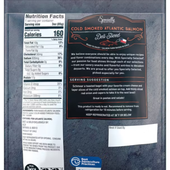 Specially Selected Cold Smoked Salmon