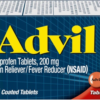 Advil Pain Reliever and Fever Reducer, Ibuprofen 200mg for Pain Relief - 24 Coated Tablets