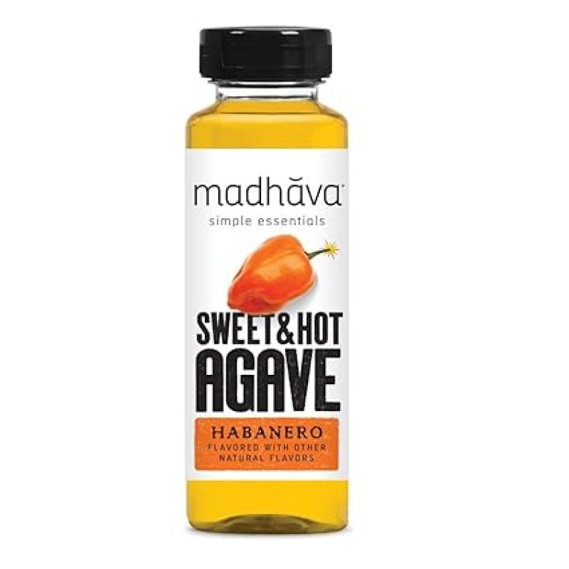 Madhava Organic Sweet and Hot Agave Nectar 11.75 oz