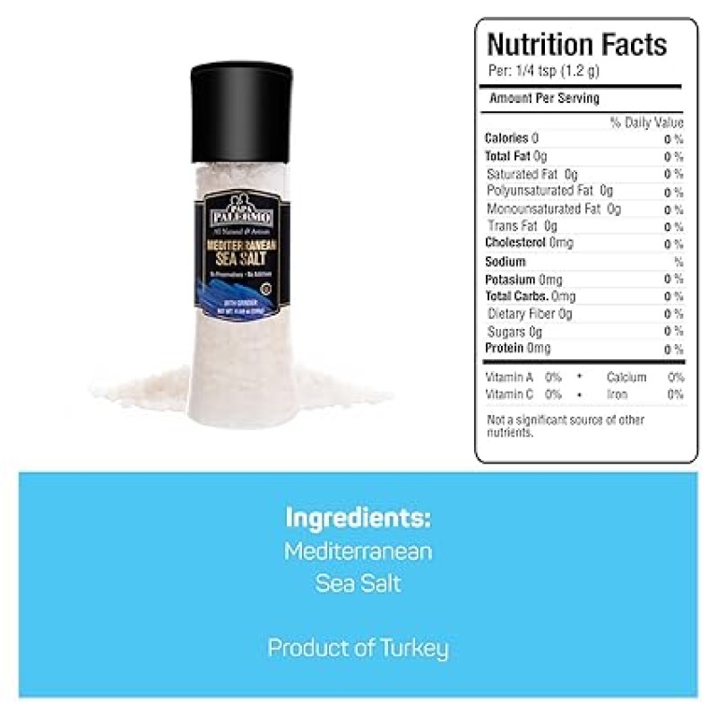 Papa Palermo Mediterranean Sea Salt 11.64 oz