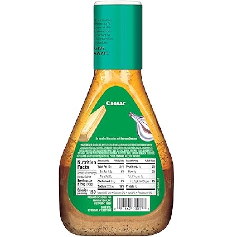 Newman’s Own Caesar Salad Dressing 16 oz