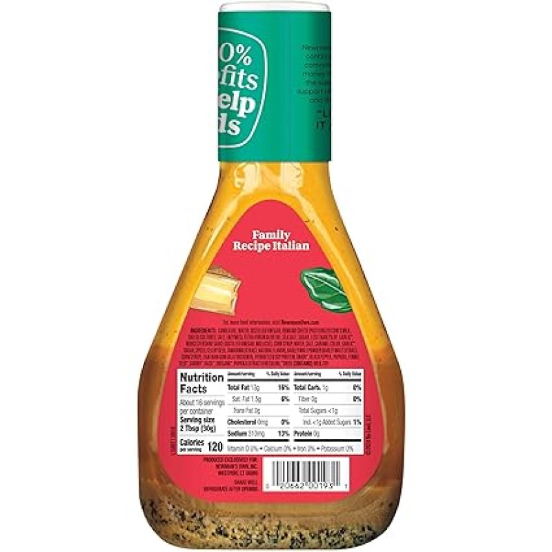 Newman’s Own Family Recipe Italian Dressing 16 oz