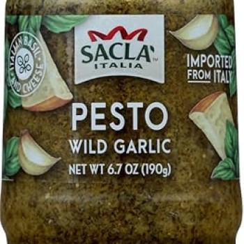 Sacla Italian Pesto Wild Garlic Net Wt 6.7 OZ