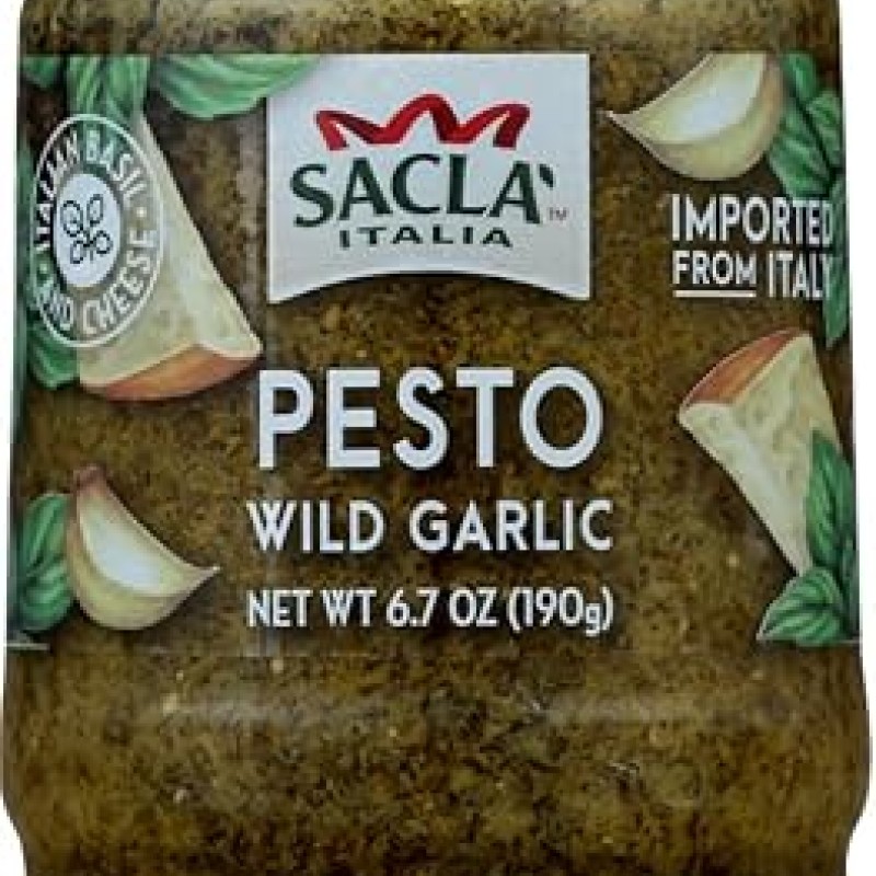 Sacla Italian Pesto Wild Garlic Net Wt 6.7 OZ
