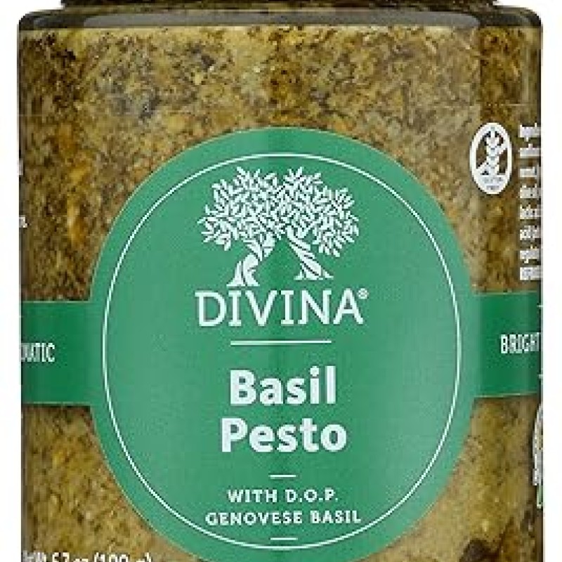 DIVINA Italian Basil Pesto, 6.7 oz