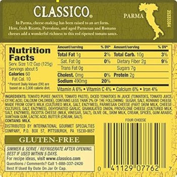 Classico Four Cheese Pasta Sauce