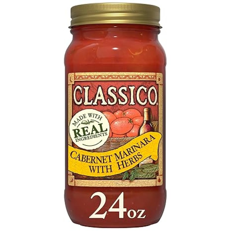 Classico Pasta Sauce Cabernet Marinara with Herbs