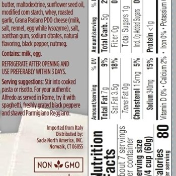 Sacla Alfredo Sauce with Roasted Garlic 14.5 oz