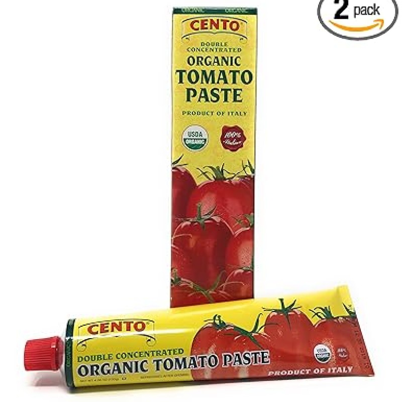 Cento Double Concentration Organic Tomato Paste 4.56 Oz