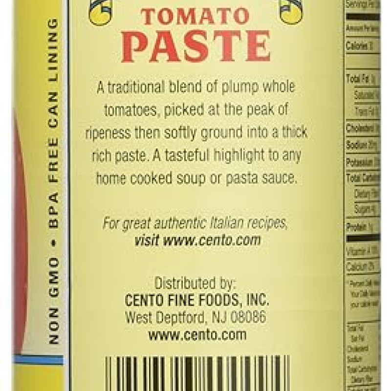 Cento Tomato Paste 6 Oz