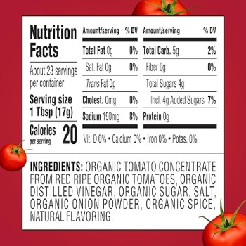 Heinz Organic Tomato Ketchup 14 oz