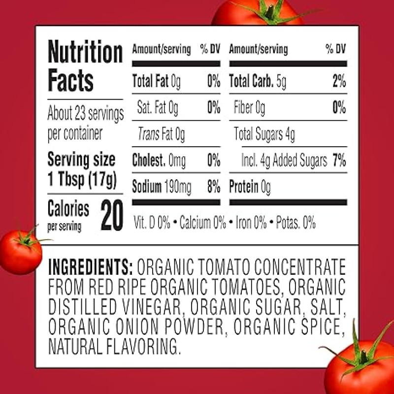 Heinz Organic Tomato Ketchup 14 oz