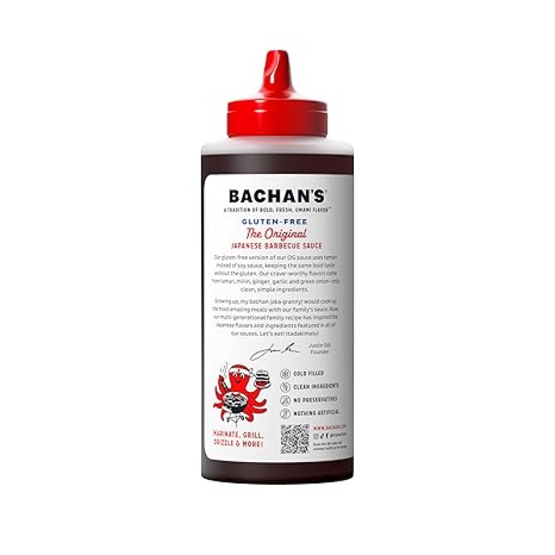 Bachan's Japanese Barbecue Sauce Gluten Free 17 Oz