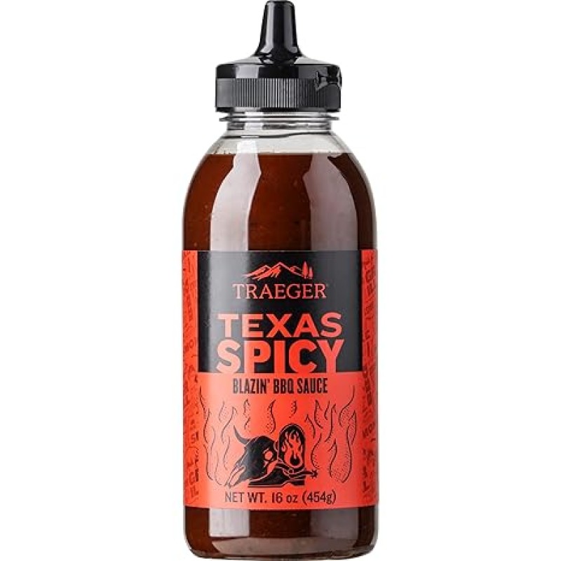 Traeger Texas Spicy Kickin' Vinegar BBQ Sauce 16 Oz