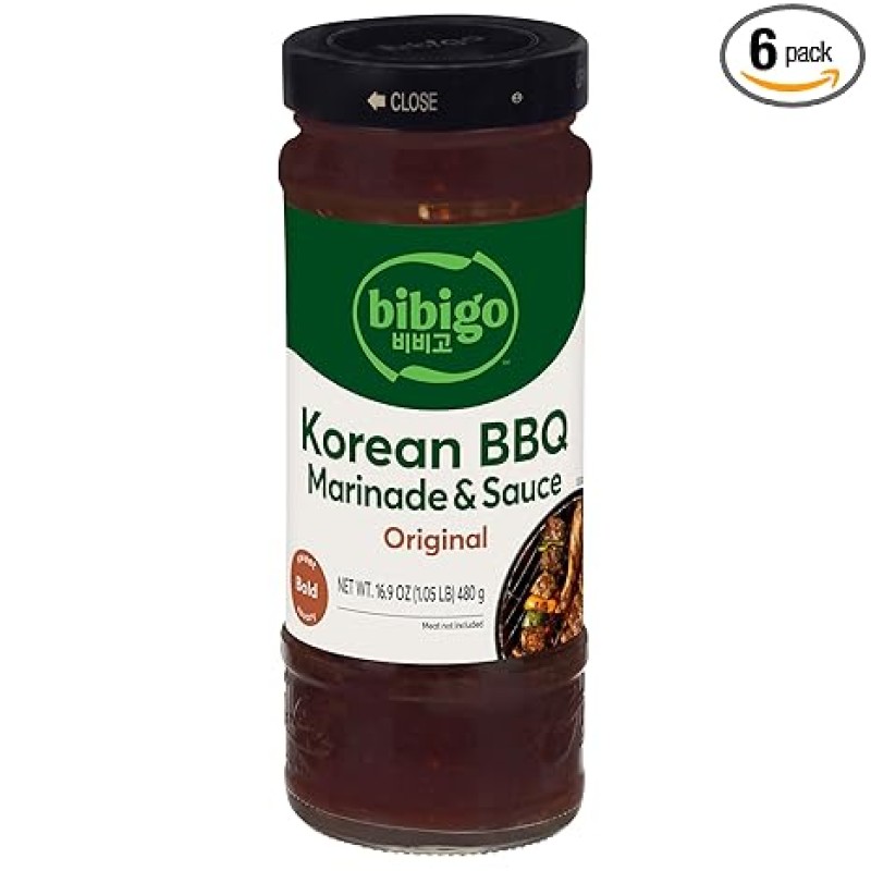 Bibigo Korean BBQ Marinade and Sauce 16.9 Oz