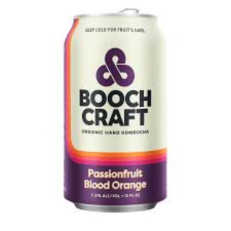 Booch Craft Passionfruit Blood Orange 12 Fl Oz
