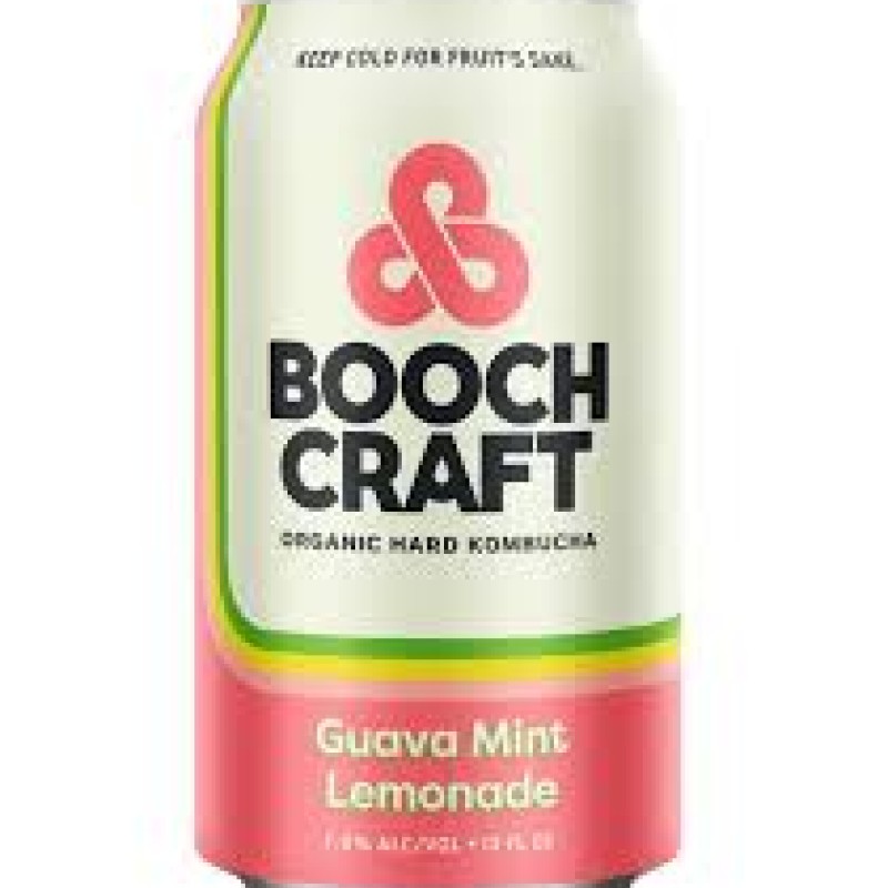 Booch Craft Guava Mint Lemonade 12 Fl Oz