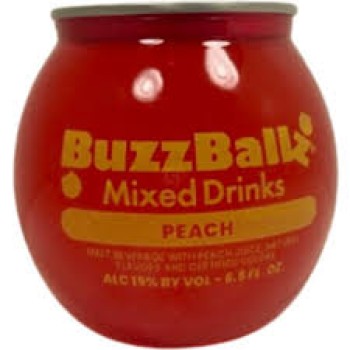 BuzzBall Mixed Drink Peach 6.5 Fl Oz