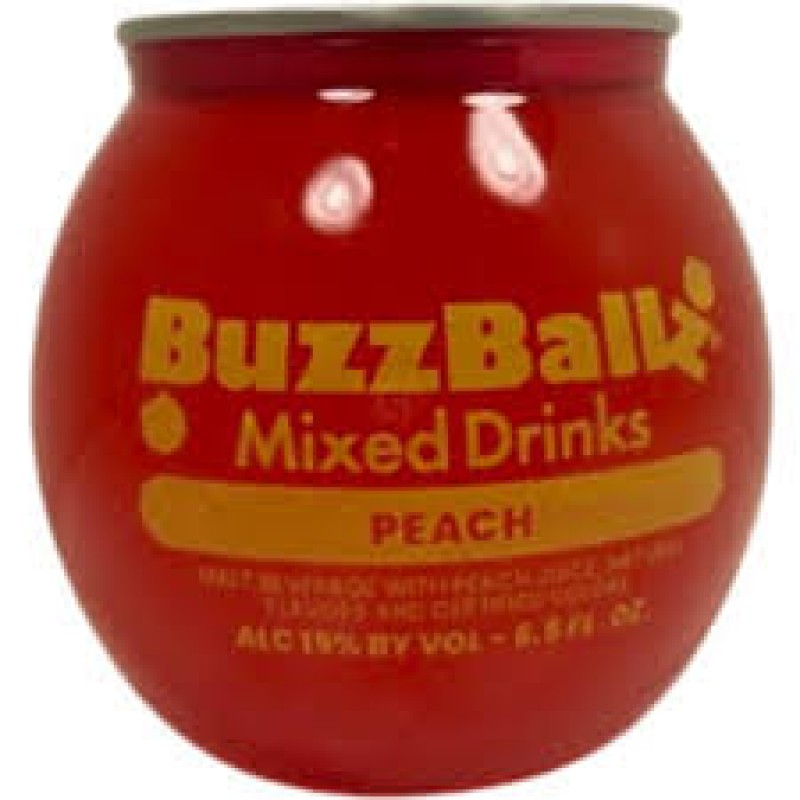 BuzzBall Mixed Drink Peach 6.5 Fl Oz