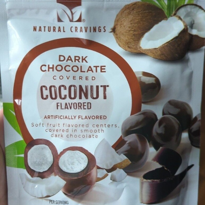 Natural Cravings Dark Premium Covered Coconut