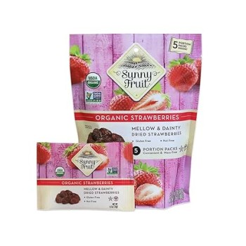 Sunny Fruit Dried Organic Strawberries