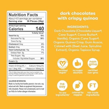 Unreal Candy Coated Chocolate Crispy Quinoa Gems
