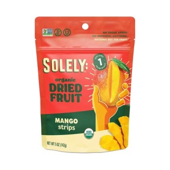 Solely Organic Dried Mango Strips