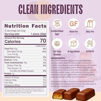 Whims Oat Milk Chocolate Caramel Cookie Bar