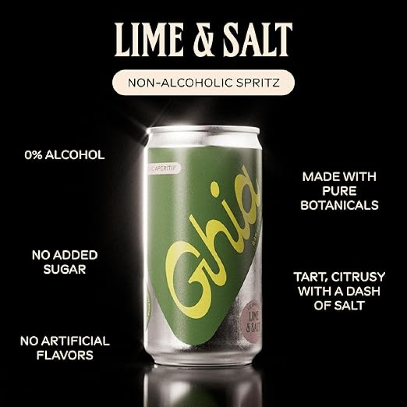 Ghia Non-Alcoholic Aperitif Lime & Salt